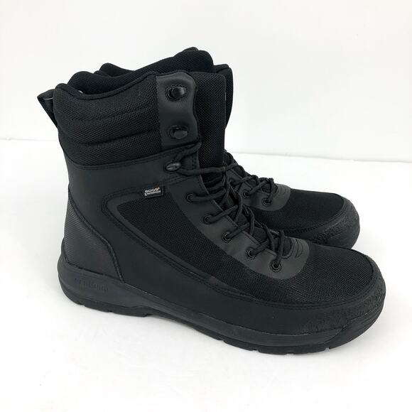 BOGS Men's Shale 8" Glacial Grip Work Boots Size 15 Black Lace Up Waterproof NIB - Picture 3 of 12